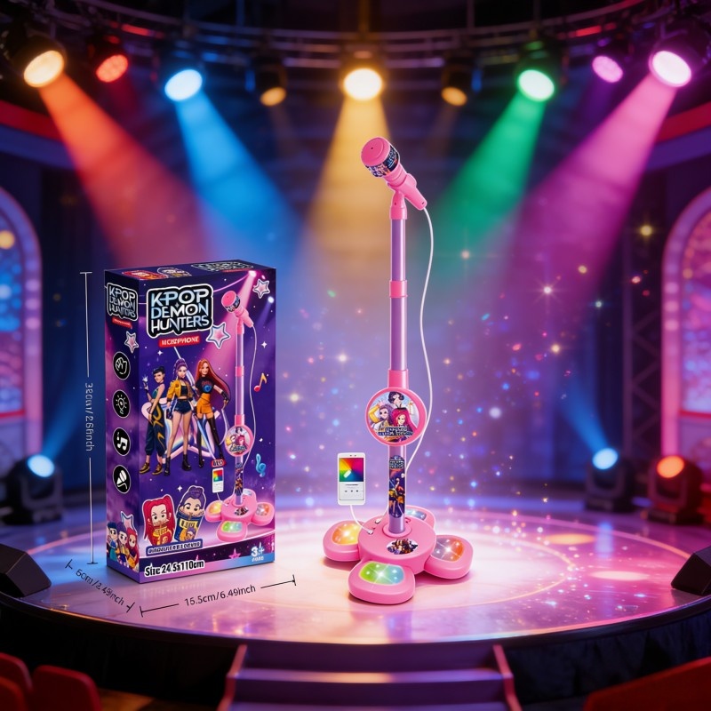 Kids Home Education - Microfone e Guitarra de Karaokê Infantil