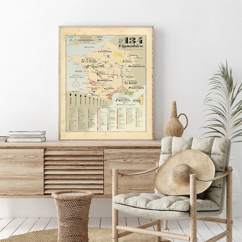 Kids Education Quote - Mapa retrô europa cidade videiras mapa