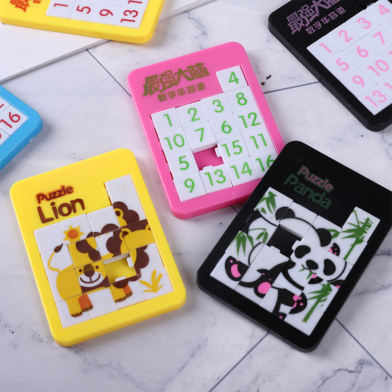 Kids Educational Device - 5 pçs número quebra-cabeça plástico em