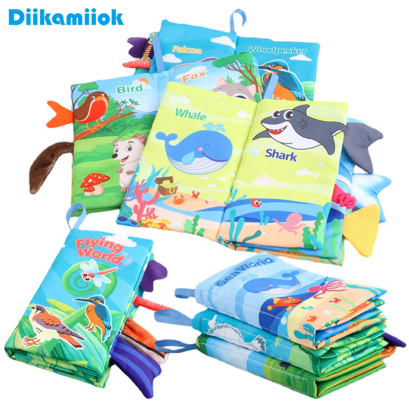 Kids Early Education Books - Novos livros de pano para bebês,