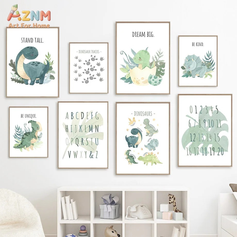 Kids Education Quote - AZNM Arte de Parede em Tela