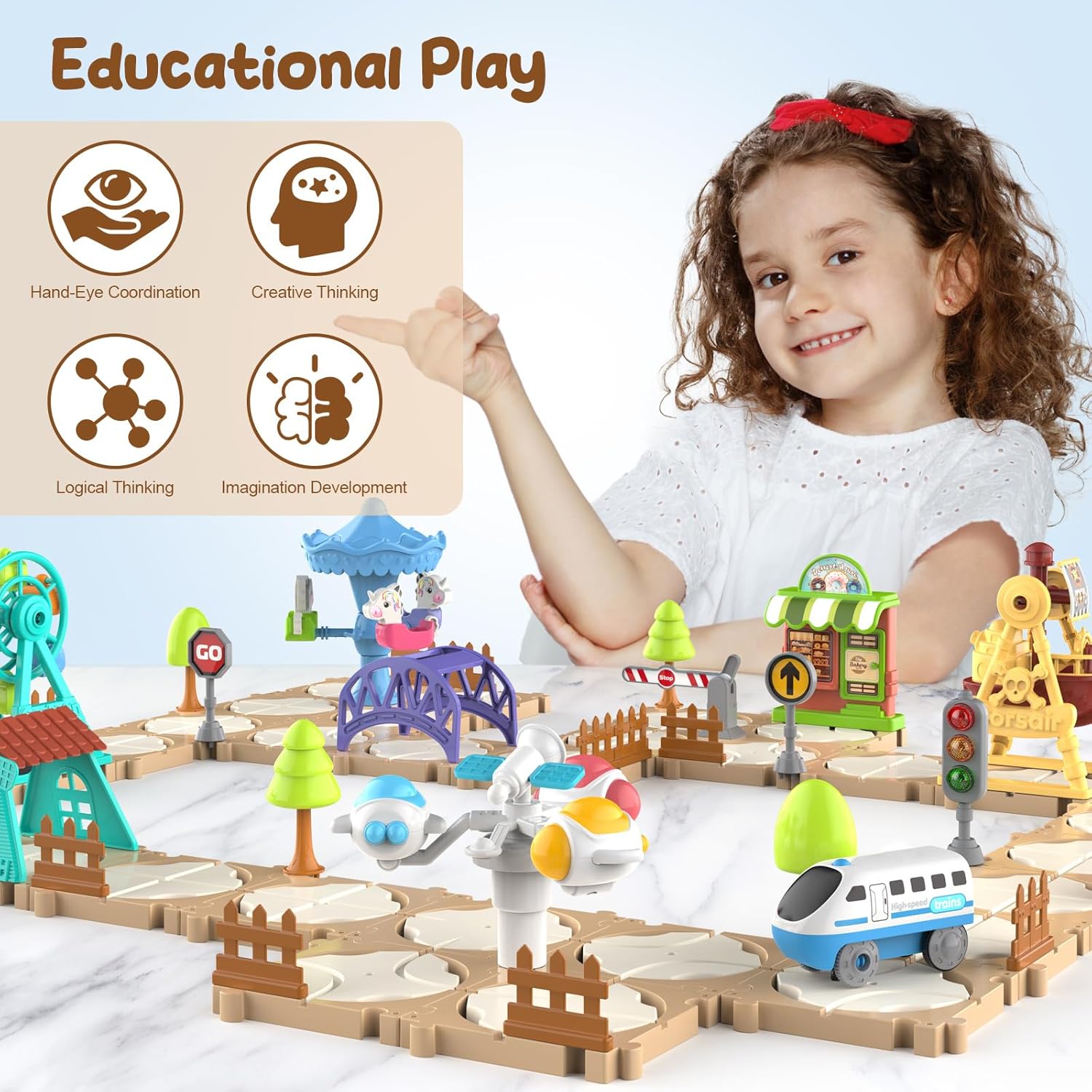 Conjunto de Pista de Quebra-Ca - Kids Educational Game avaliação e preço