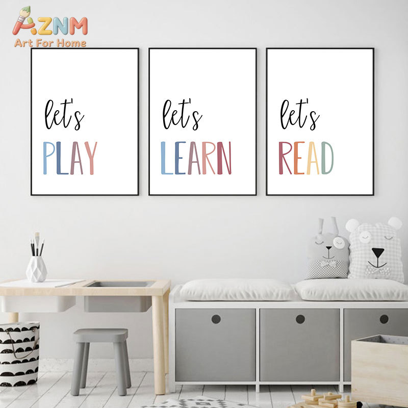 AZNM Let's Read Learn Create C - Kids Education Quote avaliação e preço