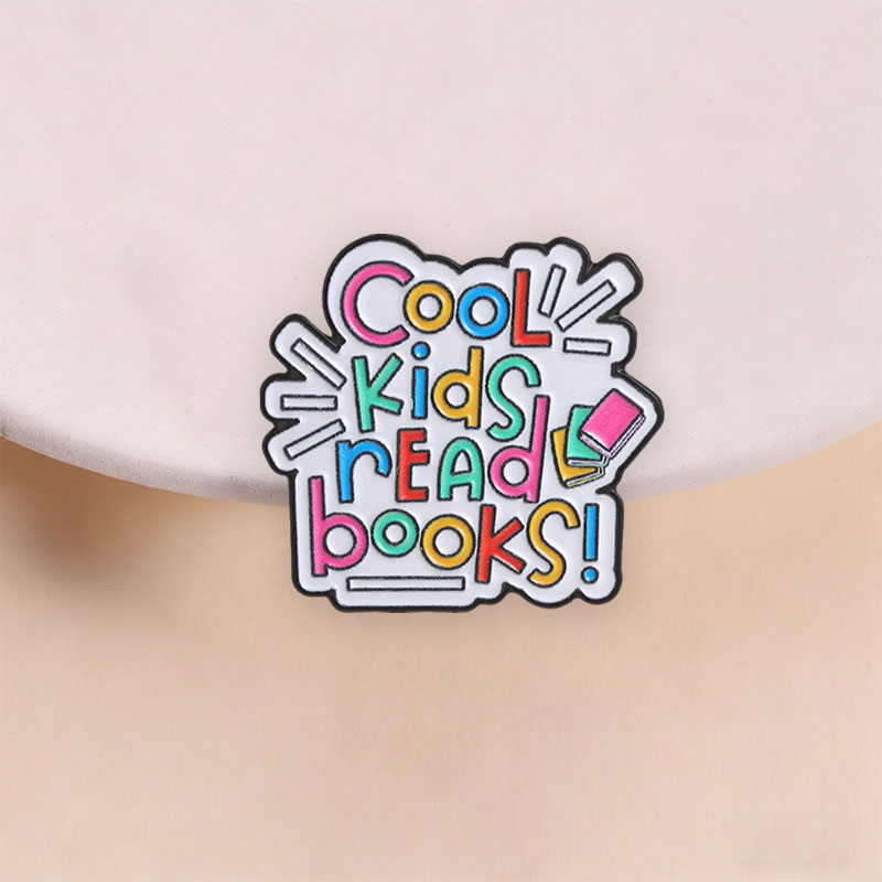 Broche de Esmalte Infantil com - Kids Education Quote avaliação e preço