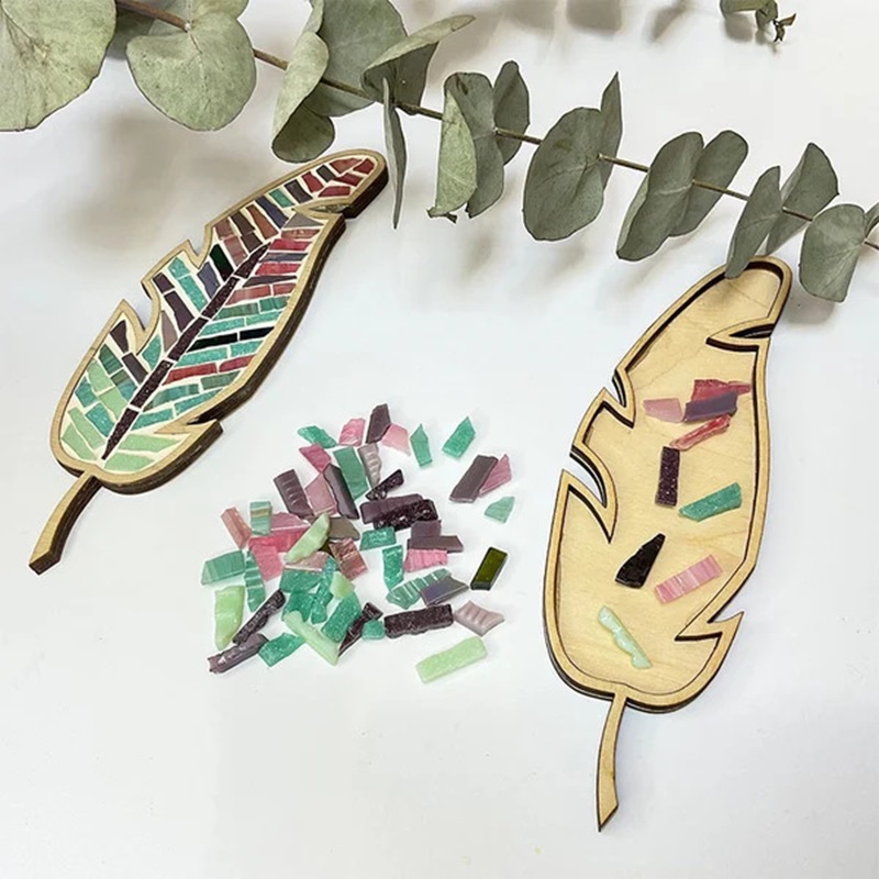 Kit DIY de Mosaico com Penas C - Kids Home Education avaliação e preço