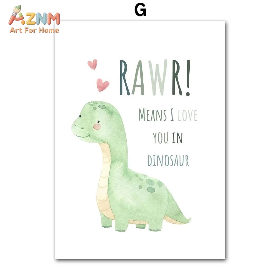 AZNM Arte de Parede em Tela co - Kids Education Quote avaliação e preço