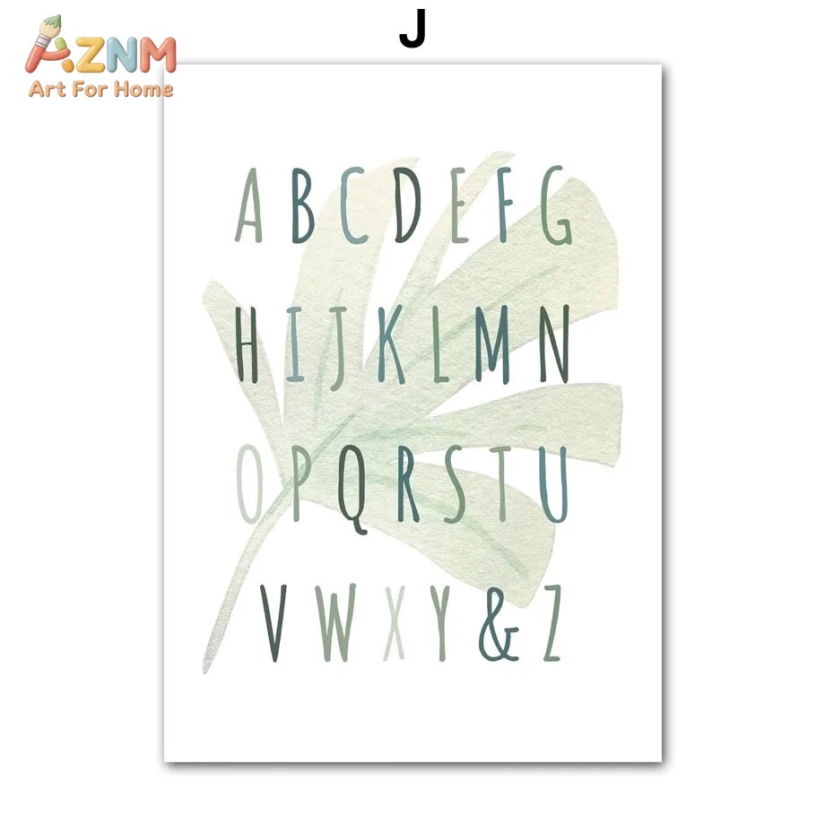 AZNM Arte de Parede em Tela co - Kids Education Quote avaliação e preço
