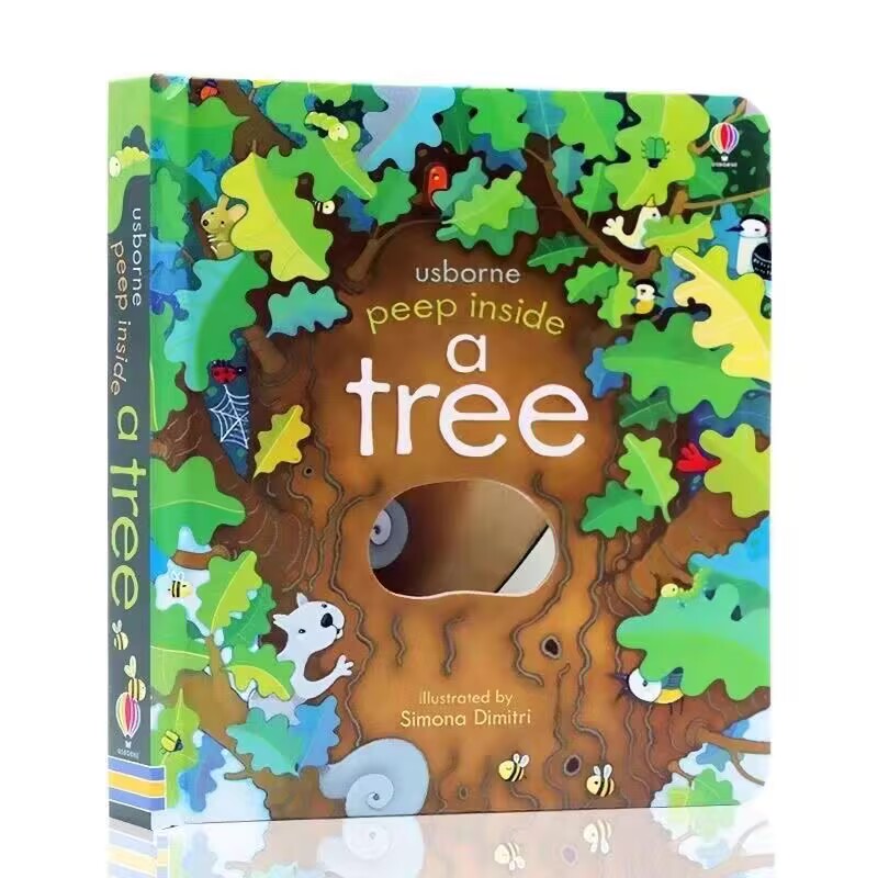 Usborne Peep Inside A Tree Liv - Kids Early Education Books avaliação e preço
