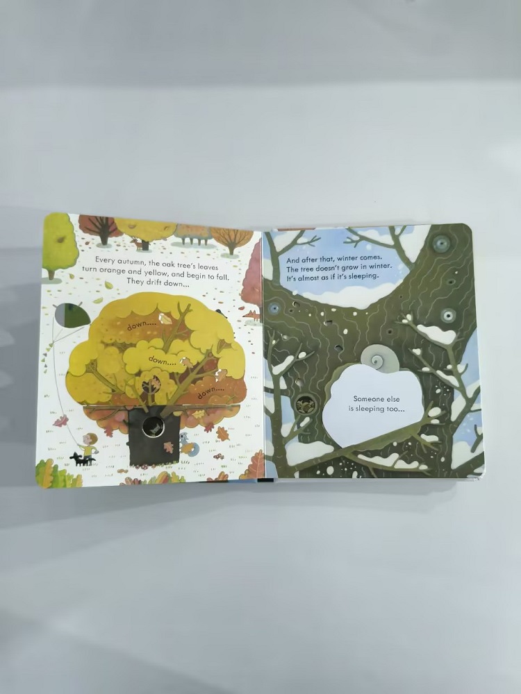 Usborne Peep Inside A Tree Liv - Kids Early Education Books avaliação e preço