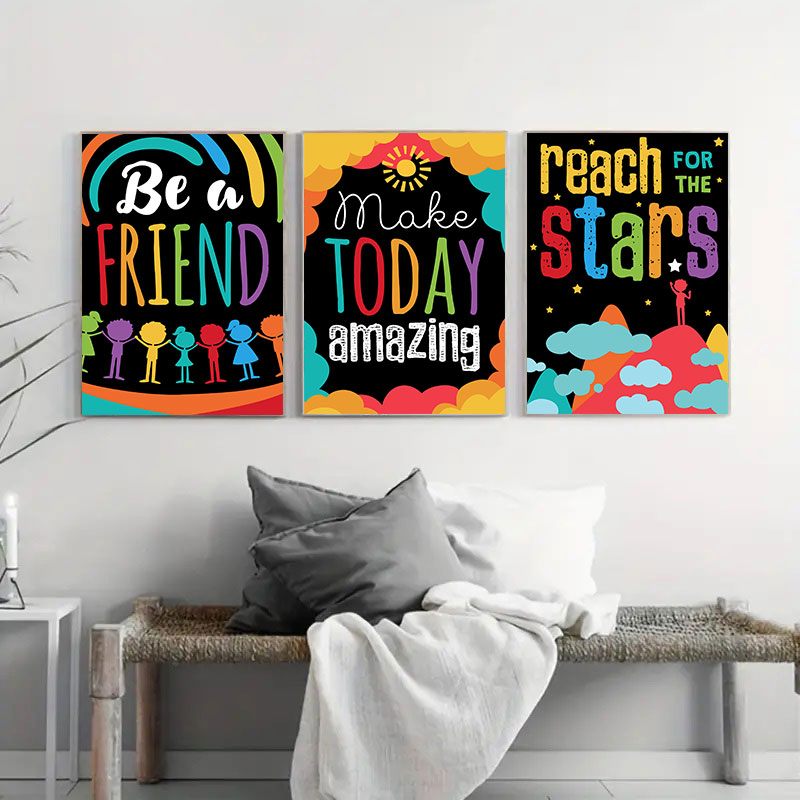Colorido bonito sonho grandes  - Kids Education Quote avaliação e preço