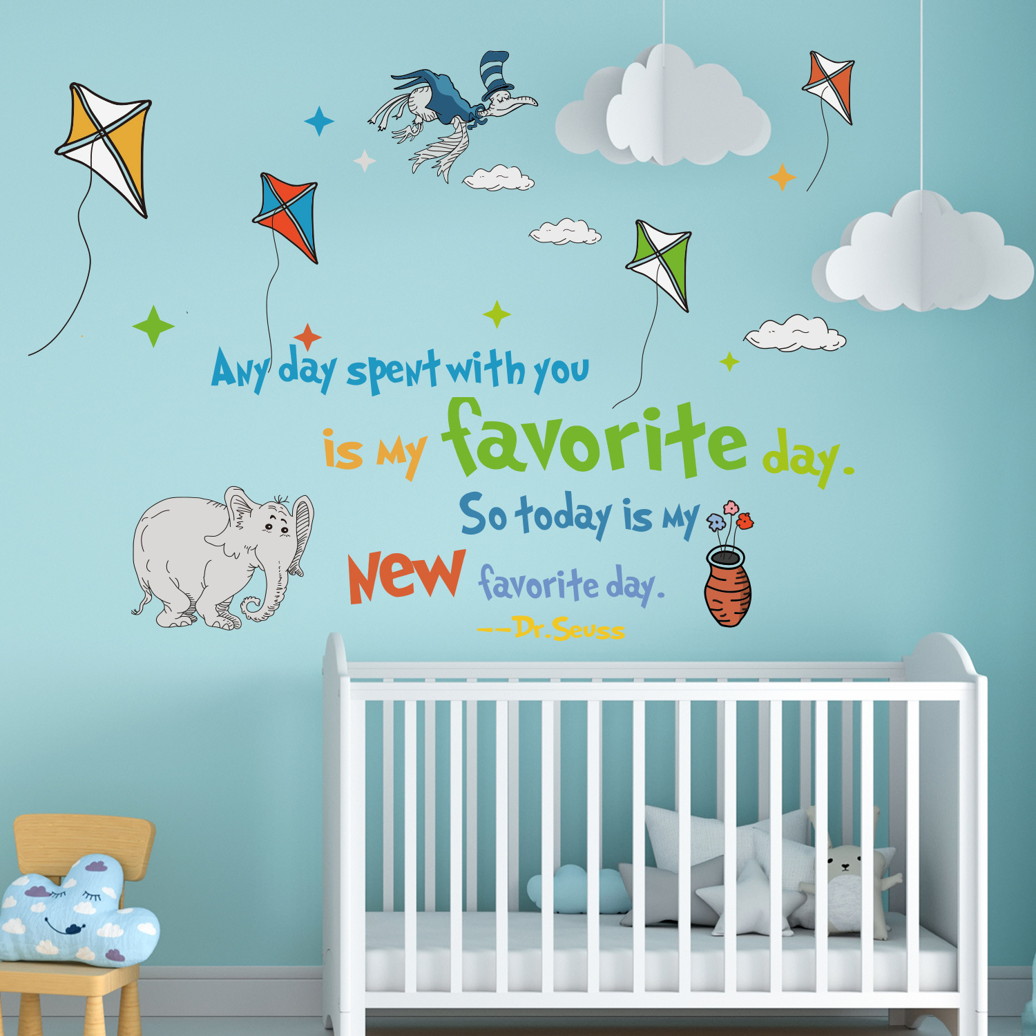 Colorido Dr. Seuss Adesivos De - Kids Education Quote avaliação e preço